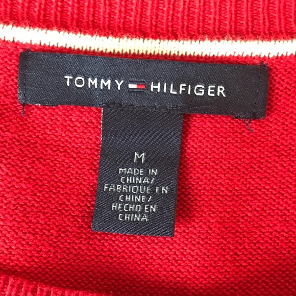 Tommy Hilfiger Cardigan Sweater Size M Women Red - Picture 6 of 7